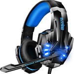 Casque Gaming, Casque Gamer Pour Ps5, Son Stéréo 3D, Casque Avec Microphone Antibruit, Casques Avec Jack 3,5 Mm,Casque Gaming Pour Pc Ps4 Xbox Switch