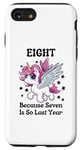 Coque pour iPhone SE (2020) / 7 / 8 Unicorn a 8 ans parce que 7 c'est si l'année dernière