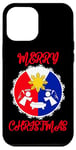 Coque pour iPhone 12 Pro Max Pinoy Drapeau philippin philippin soleil Noël ange crèche