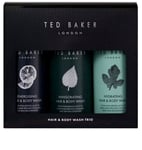 Ted Baker Hair & Body Wash Trio Mens Christmas Gift Set 2024