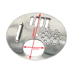 Disque rond en métal pour porte d'entrée de boîte de ruche,équipement de accent d'apiculture en acier inoxydable,outils d'équation anti-évasion,2 pièces,5 pièces,10 pièces - Type Argent-10 pcs