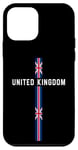 iPhone 12 mini Vertical UK Flag, text “UNITED KINGDOM” in capital letters Case