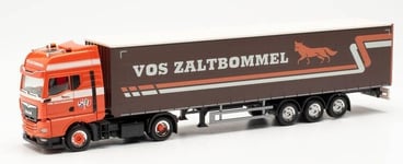 HERPA - Camion avec remorque bachée 3 essieux VOS ZALTBOMMEL – MAN TGX GX 4X2...