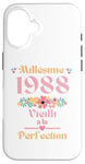 Coque pour iPhone 16 37 ans femme 1988 idée cadeau anniversaire Humour drôle