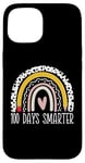 iPhone 15 100 Days Smarter Teacher Rainbow 100th Day Of School Kids Case