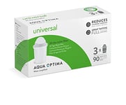 Aqua Optima RUF307, Universal Filter Cartridge,Compatible with Brita Classic Water, White