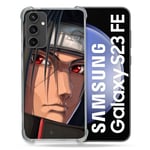 Cokitec Coque Renforcée pour Samsung Galaxy S23 FE Manga Naruto Itachi Visage