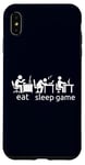 Coque pour iPhone XS Max Eat Sleep Game All Gamer Life At The Table Humour Gaming