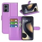 Moto Edge 50 Fusion Pu Wallet Case [Purple]