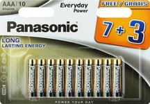 Panasonic Everyday Power Battery Lr03eps/10Bw (7+3)