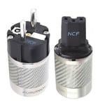 FI-E50  FI-50 NCF Ue Plug-Schuko Furutech FI-E50 FI-50M FI-50 NCF Nano Crystal EU-US, connecteur de prise d'a