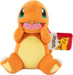 Pokmon PKW3082 Official  Premium Quality 8-inch Charmander Adorable, Ultra-Sof