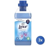 3x Lenor Adoucissant 840 Ml.concentrato 40 Mesureurs Printanière