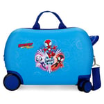 Marvel Joumma Power of 3 Valise Enfant Bleue 45 x 31 x 20 cm Rigide ABS 24,6 L 1,8 kg 2 Roues Bagage Main, Bleu, Valise pour Enfant