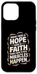 iPhone 12 Pro Max Where there is hope there is faith christian black women Case