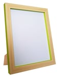 FRAMES BY POST Magnus Picture Photo Frame, Beech/Green, 50 x 70 cm