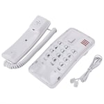 Heayzoki Wall Mount Landline Telephone,Desktop Corded Telephone,Telephone Line Power Supply Big Buttons Home Phone,Flash/Call Mute/Last Number Redial Function,for Hotel/Family/Business/Office(White)