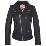 Blouson Schott  BLOUSON PERFECTO DENIM JKT W JANIS X  Black