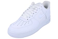 Nike Air Force 1 Jewel Mens White Trainers - Size UK 7