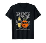 Funny Knock Knock Joke Orange and banana T-Shirt