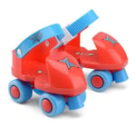 Xootz Beginner Skates Infant Quad Roller Skates Kids Red Blue