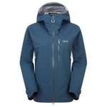 Rab Firewall Mountain Vanntett Jakke Dame Tempest Blue, 10/S