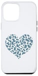 iPhone 12 Pro Max blue cow print pattren - heart blue Cow Pattern man women Case