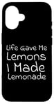 iPhone 16 Life Gave Me Lemons, I Made Lemonade Case