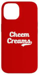 iPhone 14 Cheem Creams Meme Cream Cheese Lover Funny Misspelling Joke Case