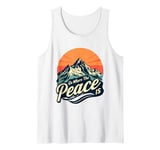 Funny Outdoor Camping Go Where The Peace Is Men Women Camper Tank Top