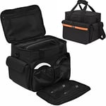 Étui de transport compatible avec la station d'alimentation portable Jackery Explorer, sac de rangement de voyage étanche avec plusieurs poches pour câble de charge et accessoires (sac uniquement),