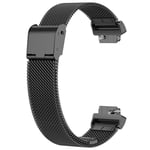 Fitbit Inspire 3 - Rostfritt stål Mesh armband - Svart