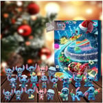 Lilo & Stitch Julkalender Blind Box 24 Halloween Nedräkning Anime Blind Box