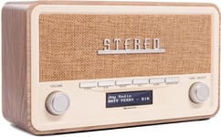 Radio Dab - Radio Vintage - Bluetooth - Dab+/FM - Gradateur - Piles & Secteur - DAB18LW(Q138)