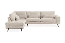 Copenhagen 2,5-seter Sofa Cordfløyel - Beige med sjeselong