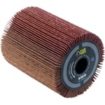 Brosse a lamelles abrasives pour poncer le bois ou le métal - FARTOOLS REX80 ...