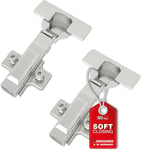 Charnière à boîtier T52 avec Softclose standard charnières de porte avec amortisseur avec angle d'ouverture de 105°, boîtier Ø 35 mm (2 pièces/butée d'angle)