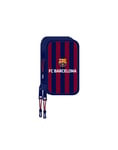 Safta F.C. BARCELONA – School Pencil Case with 36 Tools Included, Children's Pen