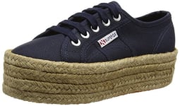 Superga Femme 2790-cotropew Baskets Basses, Bleu Navy, 40 EU