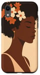 Coque pour iPhone XR Minimaliste Femme Noire Art African American Empowerment