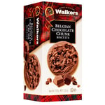 Walkers Shortbread Belgian Chocolate Chunk Biscuits, Traditional Biscuits By Scottish Recipe, 150g (Pack of 12)