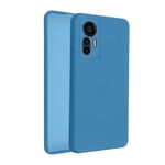 Xiaomi 12 Lite Case Silicone Semi-rigid Soft-touch Thin Blue