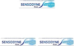 Sensodyne Daily Care Original Toothpaste 75ml (Pack of 3)