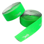 Deda Mistral Leather Effect Perforated Road Cycle Handlebar Bar Tape Flo Green