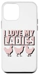 Coque pour iPhone 12 mini Appel à tous les amateurs de poulet : Chicken Lover is Fun