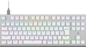 CORSAIR K60 PRO TKL RGB TENKEYLESS OPTICAL-MECHANICAL GAMING KEYBOARD WHITE