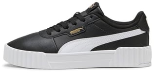 PUMA Femme Carina 3.0 Basket, Black White Gold, 41 EU