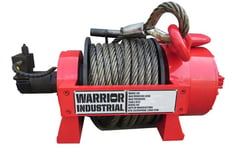 Warrior Winches JP 25,000 kg EN Teollinen hydraulinen vinssi, teräsvaijeri