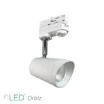 inLED Orbiz dimbar spotlight för 3-fasskena 10W - Vit