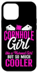 iPhone 12 mini Cornhole Team Bean Bag Player Champ Girl Cornhole Girl Like Case